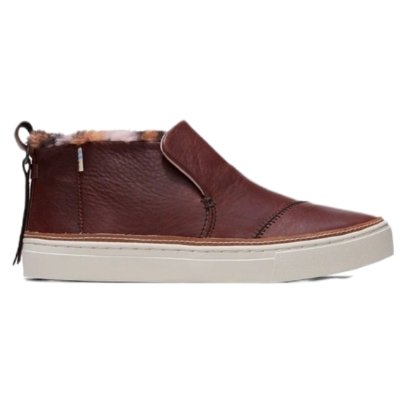 Toms Womens Leather boots sneakers shoes sz 8 - Picture 1 of 12